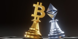 Beitragsbild des Blogbeitrags Bitcoin dominiert: Überholt Ethereum Zum ersten Mal im 24-Stunden-NFT-Verkaufsvolumen 