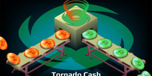 Beitragsbild des Blogbeitrags Tornado Cash stürzt um 55 % ab, nachdem Binance das Delisting von TORN bekannt gegeben hat 
