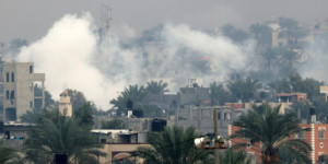 Beitragsbild des Blogbeitrags Israelische Streitkräfte kämpfen im Süden des Gazastreifens gegen die Hamas 