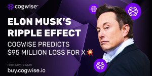 Beitragsbild des Blogbeitrags Elon Musks Ripple-Effekt: Cogwise prognostiziert $95 Millionen Umsatzverlust für X und Auswirkungen auf den Aktienkurs
Kürzer: Elon Musks Ripple-Effekt: $95 Millionen Umsatzverlust für X und Aktienkursauswirkungen