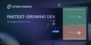 Beitragsbild des Blogbeitrags Dyson Finance: Schnell wachsender DEX auf Polygon zkEVM und Linea, revolutioniert Liquiditätsbereitstellung 