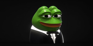 Beitragsbild des Blogbeitrags Frosch-inspirierter Meme-Token PEPE fällt durch hundezentrische Konkurrenz auf den fünften Platz zurück.