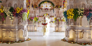 Beitragsbild des Blogbeitrags Modi begrüßt Indiens „neue Ära“ mit der Eröffnung eines großen Hindu-Tempels 