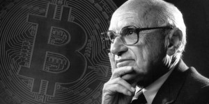 Beitragsbild des Blogbeitrags Milton Friedmans Vision von 1999: Prognose von Bitcoin vor dem digitalen Zeitalter 