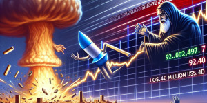 Beitragsbild des Blogbeitrags Irans Angriff auf Israel löst einen Krypto-Marktcrash im Wert von 962,40 Millionen US-Dollar aus