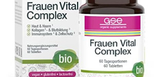 Beitragsbild des Blogbeitrags Frauen Vital Complex – Stärken Sie die starke Frau in Ihnen: Hochwertige Nahrungsergänzung für den weiblichen Organismus