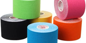 Beitragsbild des Blogbeitrags Buntes und hochelastisches Kinesiologie Tape – Ideal für Sportler und Therapie 