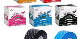 Beitragsbild des Blogbeitrags Kinesiology-Tape: Unterstützung bei Sportverletzungen und Überlastungsreaktionen oder Wie wirkt Kinesiology-Tape auf den Körper?