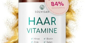 Beitragsbild des Blogbeitrags Erfüllt alle Anforderungen: SOLVISAN Haar-Vitamine – lohnt sich der Kauf? 
