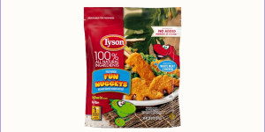 Beitragsbild des Blogbeitrags Rückruf: Tysons Chicken Nuggets in Dinosaurierform könnten Metall enthalten