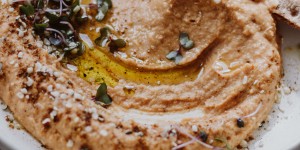 Beitragsbild des Blogbeitrags Rezept: orientalischer Hummus mit Ras el Hanout