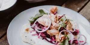 Beitragsbild des Blogbeitrags Rezept: Pulled Salmon Tortilla