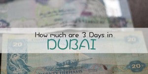 Beitragsbild des Blogbeitrags How much are 3 Days in Dubai without missing out on fun