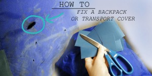 Beitragsbild des Blogbeitrags How to fix your Backpack or Transport Cover full of Holes