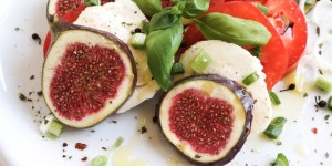 Beitragsbild des Blogbeitrags Mozzarella, Tomate und Feige
