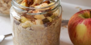 Beitragsbild des Blogbeitrags Overnight Oats Apfel Zimt