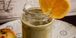 Beitragsbild des Blogbeitrags Green Smoothie mit Gerstengras 