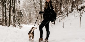 Beitragsbild des Blogbeitrags Hausbergwanderung im Schnee 