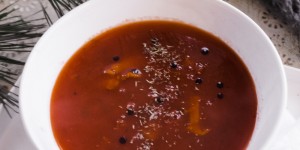 Beitragsbild des Blogbeitrags Tomatensuppe für Kochfaule