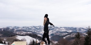 Beitragsbild des Blogbeitrags Schneewandern durch die Heiligengeistklamm in Leutschach
