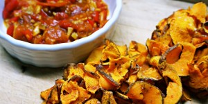 Beitragsbild des Blogbeitrags Süßkartoffelchips 
