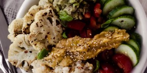 Beitragsbild des Blogbeitrags Vegan Buddha Hummus Bowl