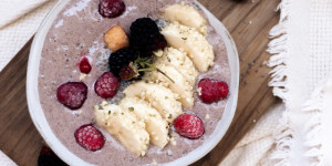 Beitragsbild des Blogbeitrags Red Berry Chia Seed Pudding