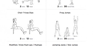 Beitragsbild des Blogbeitrags 15 Minute Morning Workout 