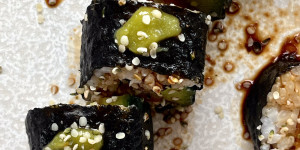 Beitragsbild des Blogbeitrags Leckere Makis ohne Fisch