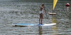 Beitragsbild des Blogbeitrags Stand Up Paddling am Sulmsee 