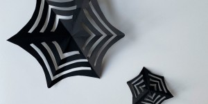 Beitragsbild des Blogbeitrags DIY // SPINNENNETZ AUS PAPIER FÜR HALLOWEEN