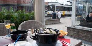Beitragsbild des Blogbeitrags De Haan: Mit der Kusttram zum Muschelessen