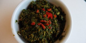 Beitragsbild des Blogbeitrags Aus dem wilden Garten: Chili Kräuter Basis zb für Salatdressings 