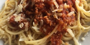 Beitragsbild des Blogbeitrags Kochen ohne Fix & Co: Ragù alla bolognese