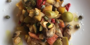 Beitragsbild des Blogbeitrags Caponata – besser geht Gemüse nicht, Rezept aus Sizilien
