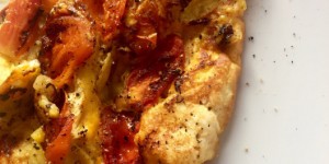 Beitragsbild des Blogbeitrags Die letzten eigenen Paradeiser – Omelette mit frischen Paradeisern 
