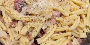 Beitragsbild des Blogbeitrags Chinakohl Pasta – ich liebe Reste 