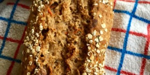 Beitragsbild des Blogbeitrags 3 – Minuten Brot mit Karotten – so was Köstliches!