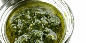 Beitragsbild des Blogbeitrags Bärlauchliebe: Veganes Bärlauchpesto