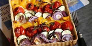 Beitragsbild des Blogbeitrags Auf ins WM Finale: Quiche mit Ziegenkäse und Ratatouille-Gemüse 