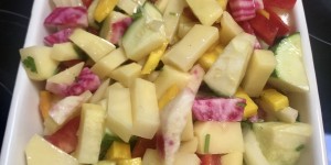 Beitragsbild des Blogbeitrags Backofengemüse – ein neues Rezept mit Zitrone und Petersilie