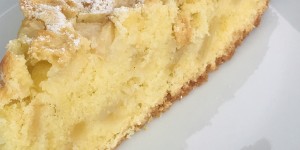 Beitragsbild des Blogbeitrags Sonntagskuchen: Einfacher Apfelkuchen – aber sooo gut!