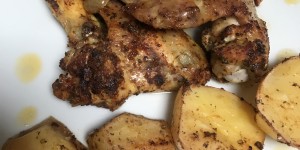 Beitragsbild des Blogbeitrags Hendl aus dem Backofen, nach Mamas Rezept