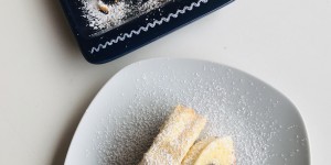 Beitragsbild des Blogbeitrags Nougat Marmorkuchen, schneller Kuchen für unangekündigte Gäste! 