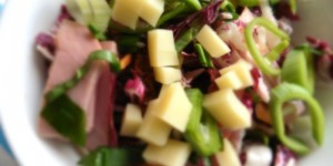 Beitragsbild des Blogbeitrags Winterlicher Wurstsalat 