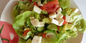 Beitragsbild des Blogbeitrags Hendl mit dalmatinischen Zitronen, Olivenöl und Weißwein, Backofengemüse, Sommerlicher Salat