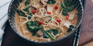 Beitragsbild des Blogbeitrags Thai Curry Noodle Soup