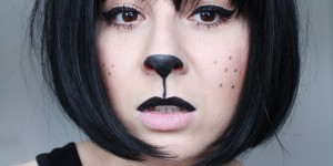 Beitragsbild des Blogbeitrags Einfaches Katzen Make Up für Fasching/Karneval