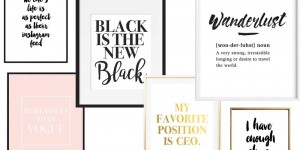 Beitragsbild des Blogbeitrags Die schönsten Statement Poster und Lifestyle Prints für dein Zuhause!