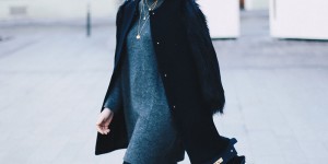 Beitragsbild des Blogbeitrags Winteroutfit mit Fenty Creepers, Lacklederhose und Fake Fur Mantel